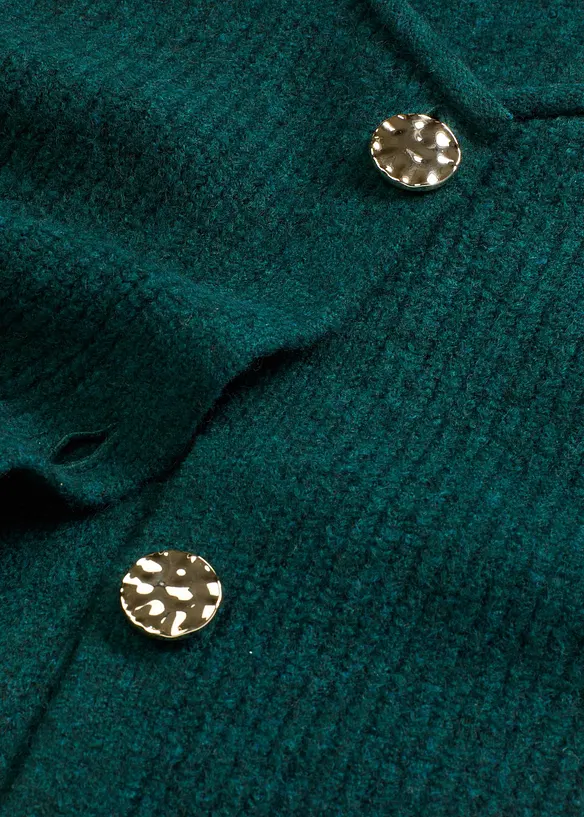 Gilet in maglia con bottoni decorativi, bonprix