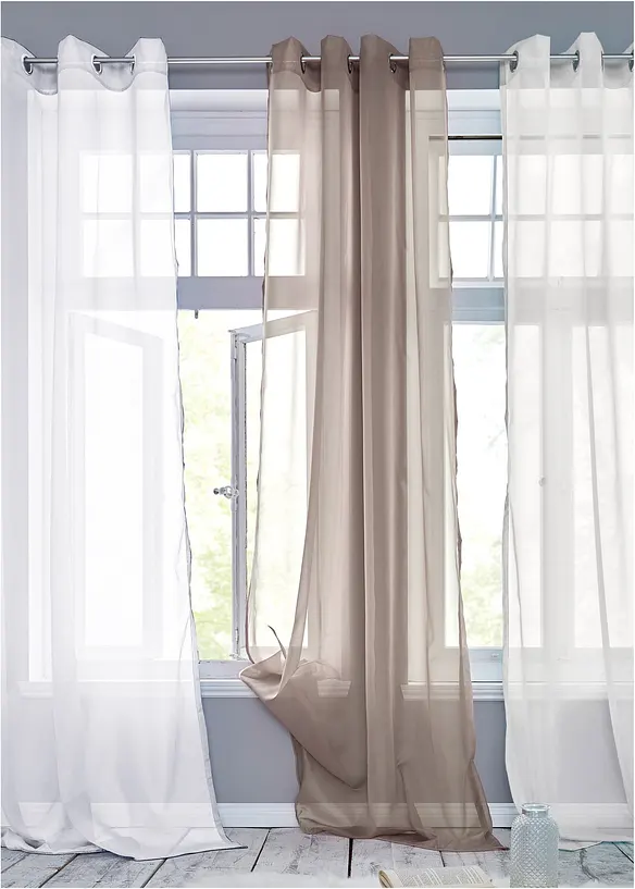 Tenda tinta unita (pacco da 1), bonprix