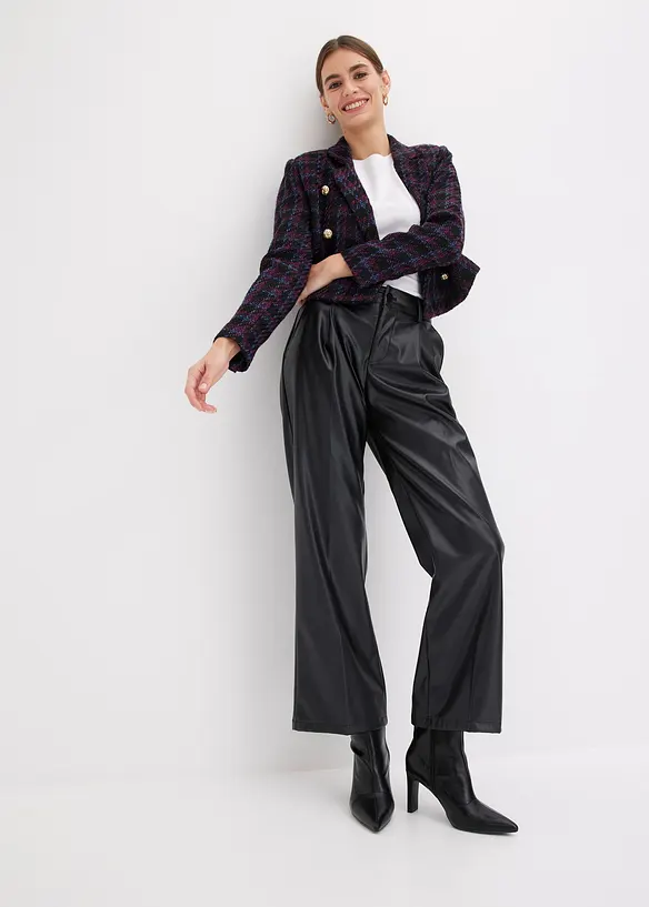 Pantaloni in similpelle, bonprix