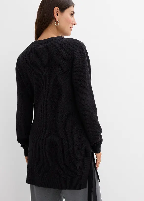 Maglione pr&eacute;maman / da allattamento in cotone con percentuale di lana, bonprix