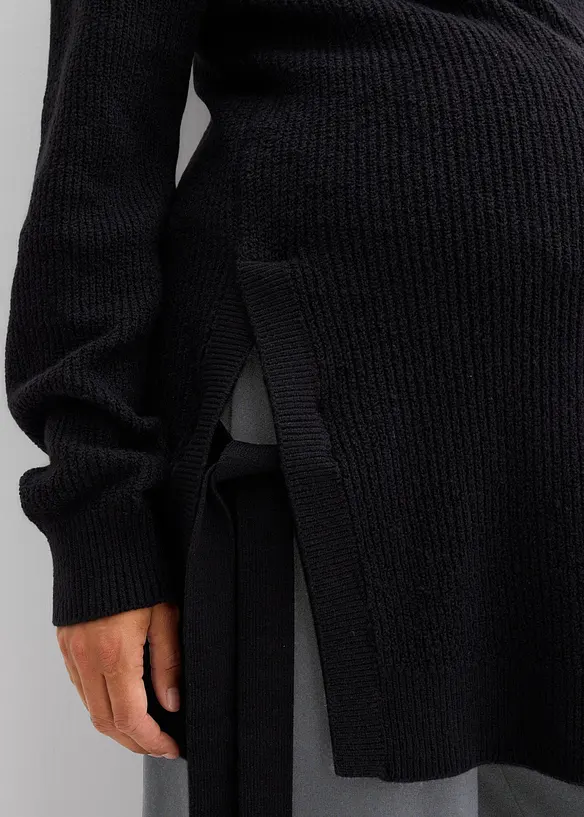 Maglione pr&eacute;maman / da allattamento in cotone con percentuale di lana, bonprix