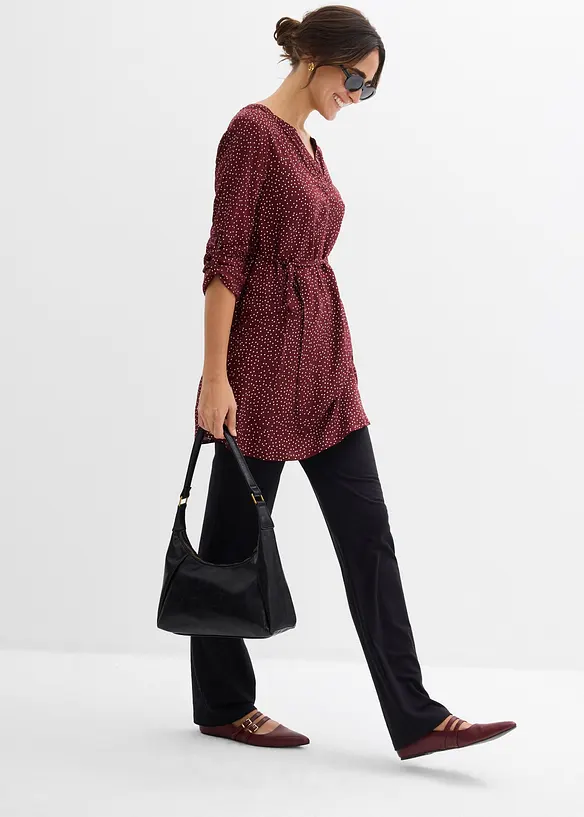 Abito chemisier pr&eacute;maman / da allattamento in viscosa fluente, bonprix