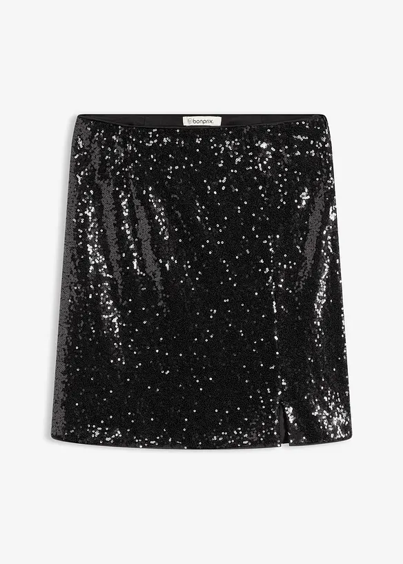 Minigonna con paillettes, bonprix