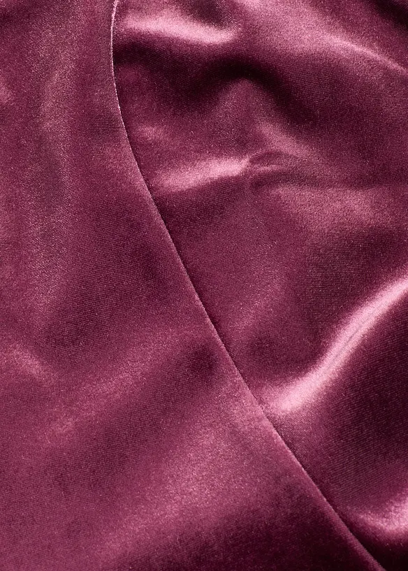 Miniabito in velluto morbido, bonprix