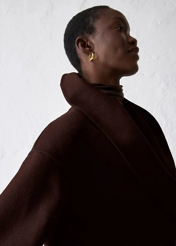 Giacca oversize in morbido misto lana, bonprix