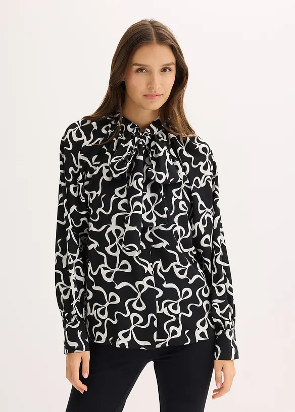 Camicetta con fiocco, bonprix