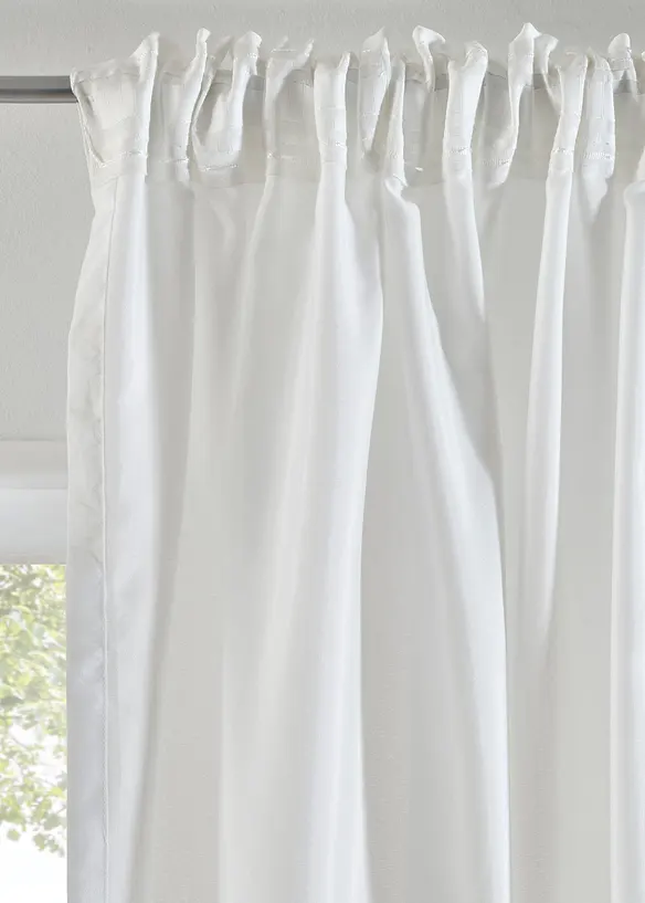 Tenda semitrasparente in materiale riciclato (pacco da 2), bonprix