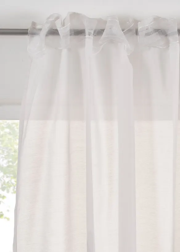 Tenda trasparente con stampa (pacco da 1), bonprix