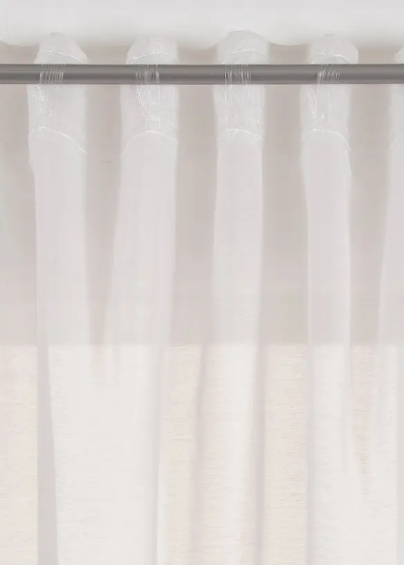 Tenda trasparente con stampa (pacco da 1), bonprix