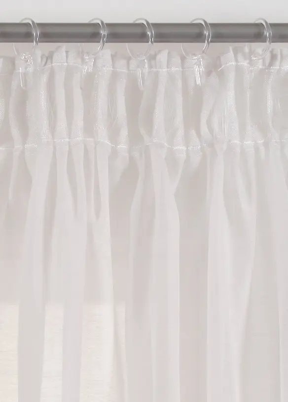 Tenda trasparente con stampa (pacco da 1), bonprix