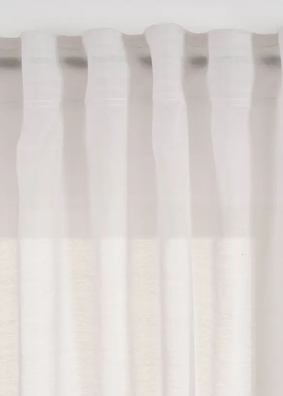 Tenda trasparente con stampa (pacco da 1), bonprix