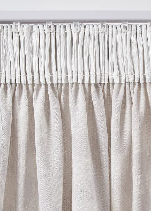 Tenda jacquard in cotone biologico (pacco da 1), bonprix