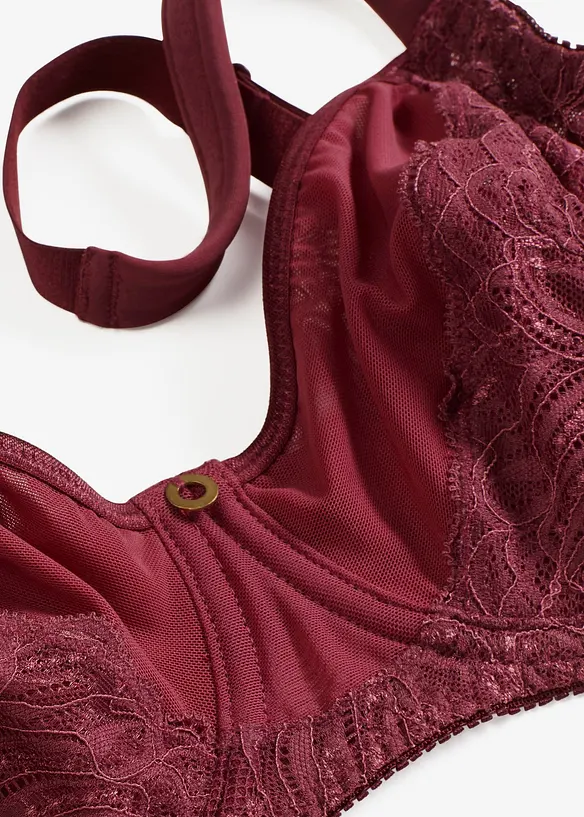 Reggiseno con ferretto e pizzo delicato, bonprix