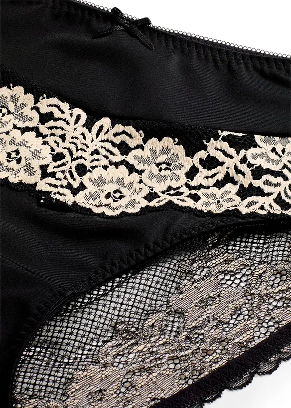 Slip alto con pizzo delicato, bonprix
