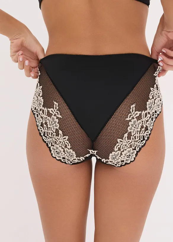 Slip alto con pizzo delicato, bonprix