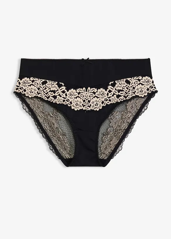 Slip alto con pizzo delicato, bonprix