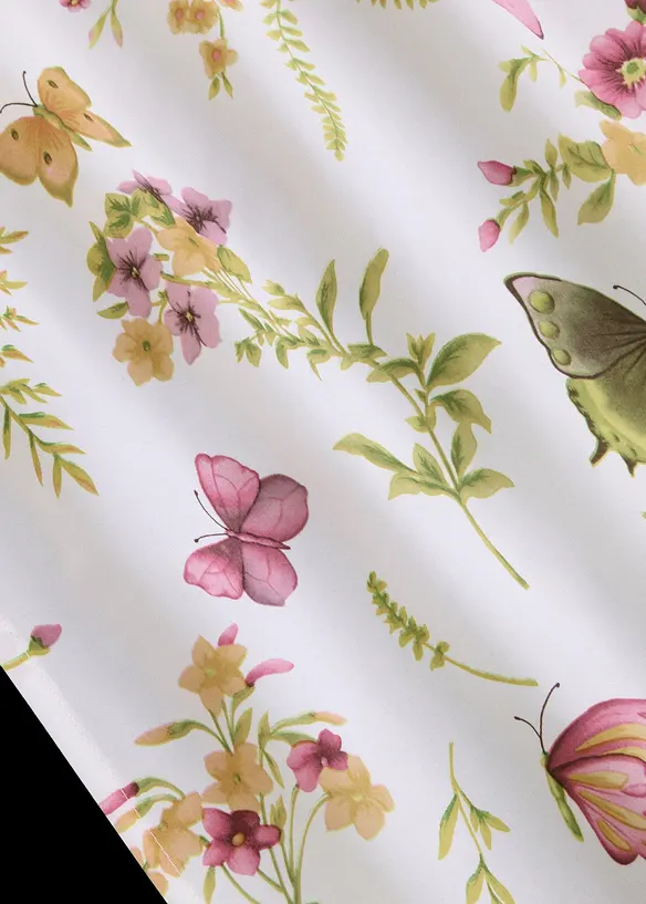 Tenda in microfibra con poliestere riciclato, completa di fermatenda (pacco da 1), bonprix