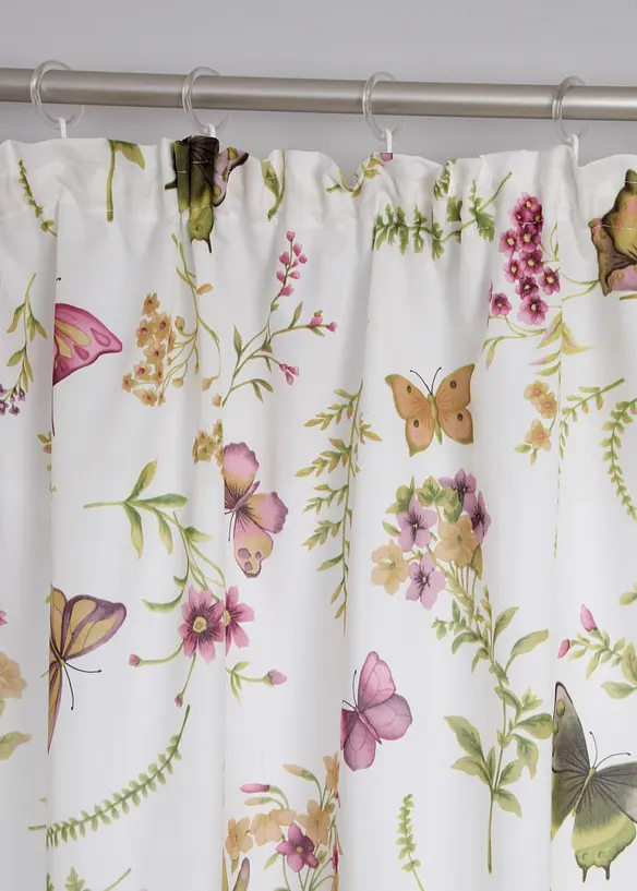 Tenda in microfibra con poliestere riciclato, completa di fermatenda (pacco da 1), bonprix