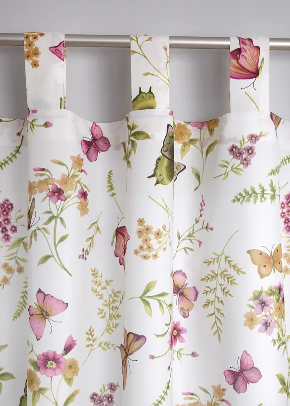 Tenda in microfibra con poliestere riciclato, completa di fermatenda (pacco da 1), bonprix