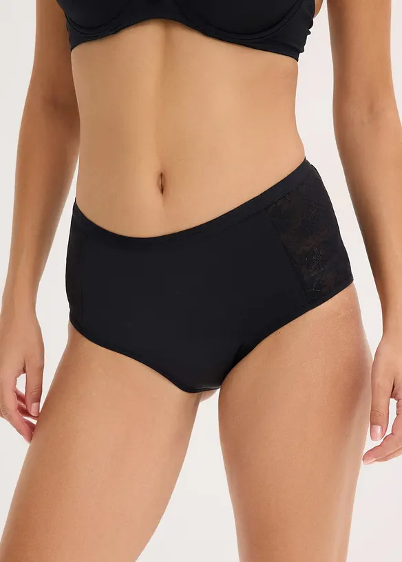 Slip mestruale in microfibra per flusso medio (pacco da 2), bonprix