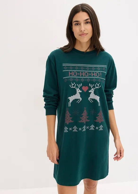 Camicia da notte in puro cotone, bonprix