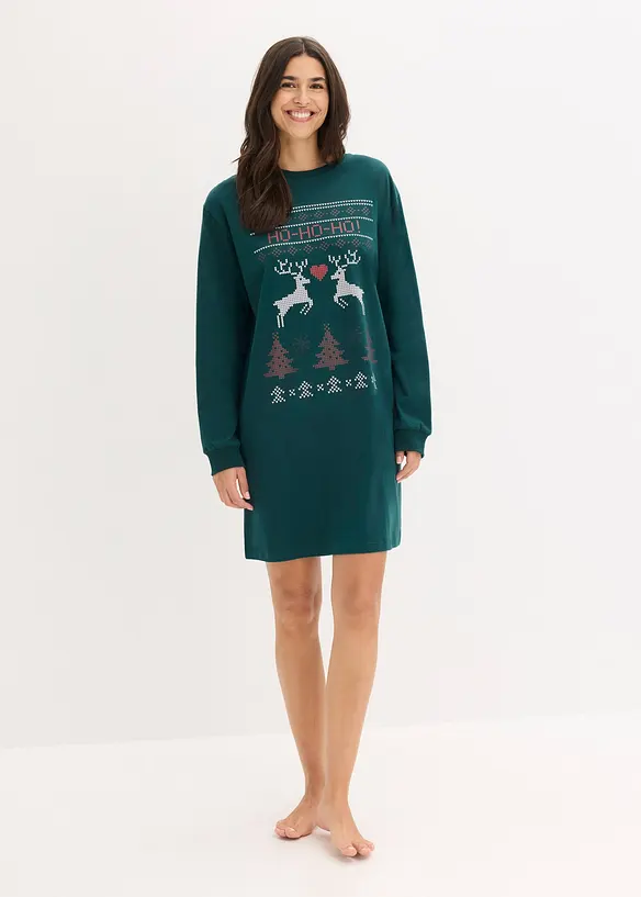 Camicia da notte in puro cotone, bonprix