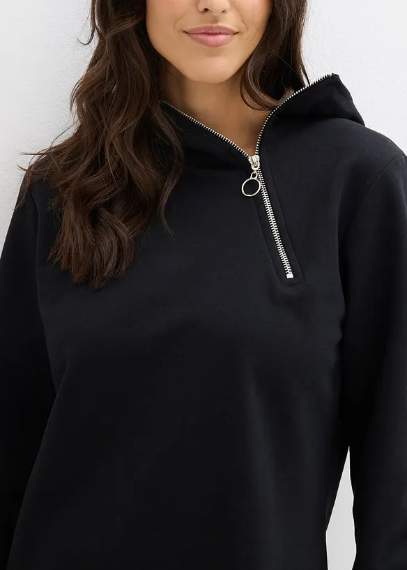 Abito in felpa di misto cotone, bonprix