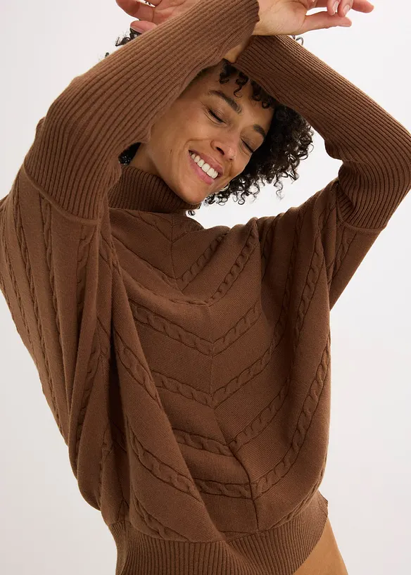 Maglione a collo alto, bonprix