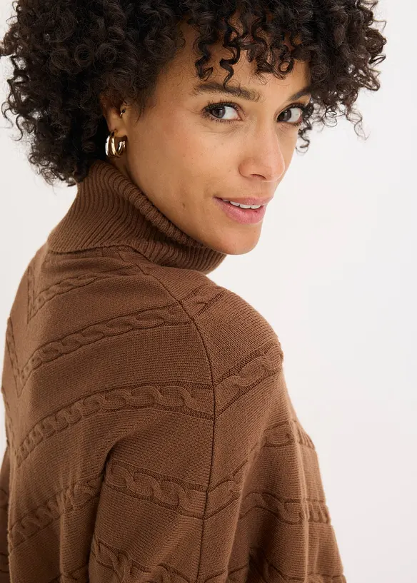 Maglione a collo alto, bonprix