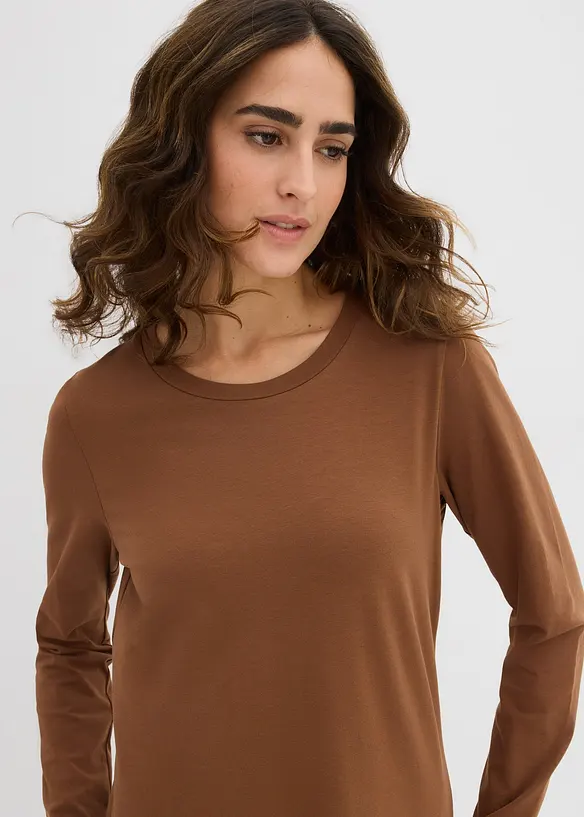 Abito in jersey aderente (pacco da 2), bonprix