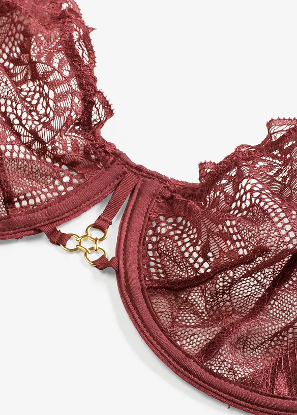 Reggiseno con ferretto in pizzo raffinato, bonprix