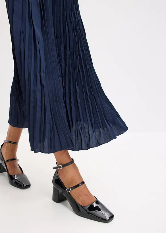 Gonna in satin stropicciato, bonprix