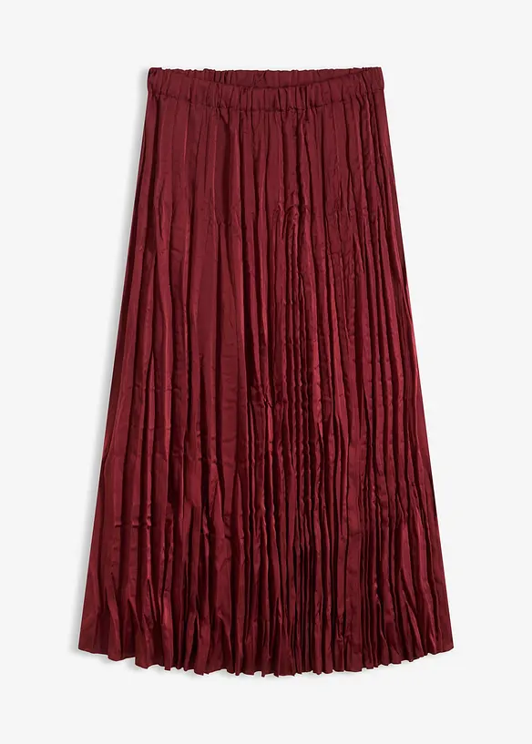 Gonna in satin stropicciato, bonprix