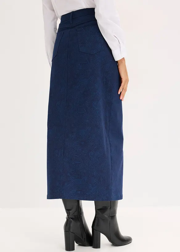 Gonna elasticizzata in cotone, bonprix