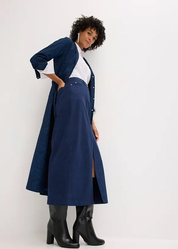 Gonna elasticizzata in cotone, bonprix