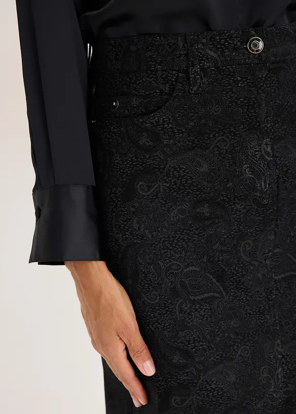 Gonna elasticizzata in cotone, bonprix