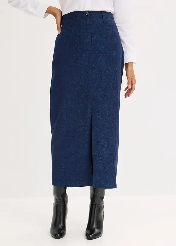 Gonna elasticizzata in cotone, bonprix