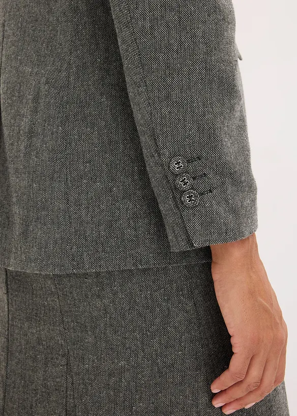 Blazer effetto tweed, bonprix