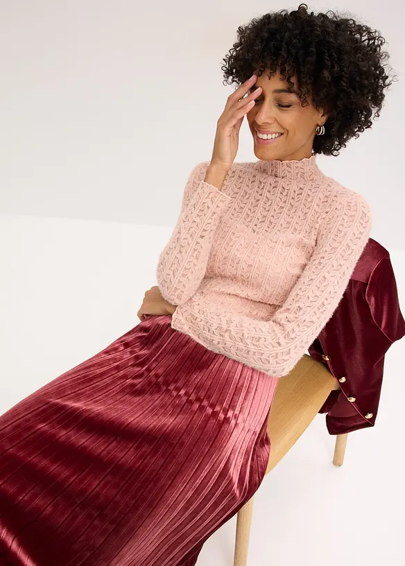 Dolcevita in pizzo, bonprix