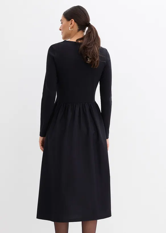 Abito in materiale misto di puro cotone, bonprix