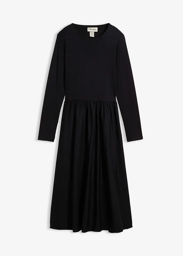 Abito in materiale misto di puro cotone, bonprix