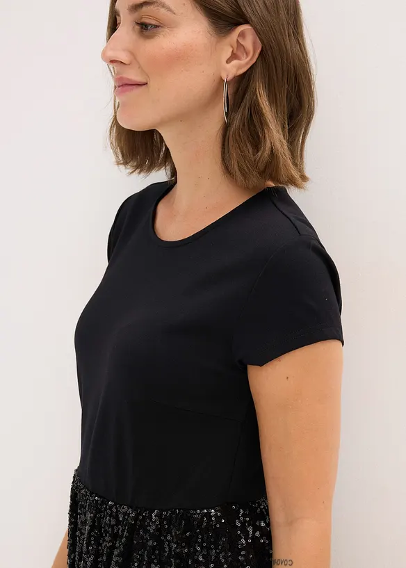 Abito in jersey di misto viscosa, bonprix