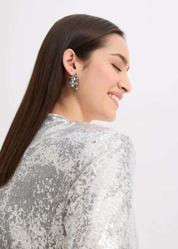 Blazer con paillettes, bonprix