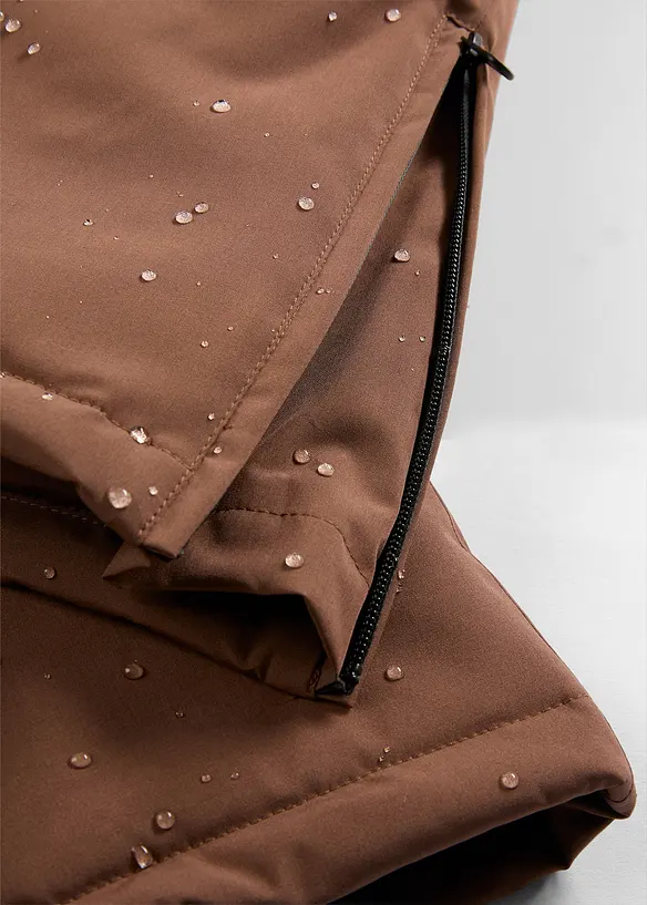 Pantaloni tecnici da neve con calda imbottitura e ghetta paraneve, bonprix