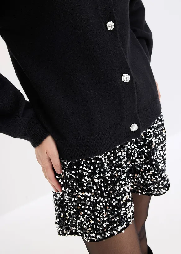 Cardigan con bottoni decorativi, bonprix