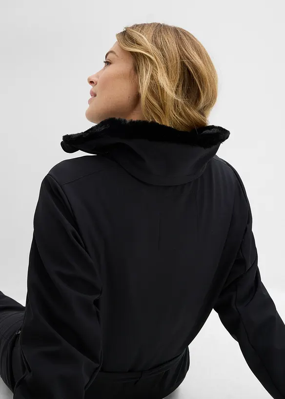 Tuta da sci in softshell idrorepellente, imbottita e calda, bonprix