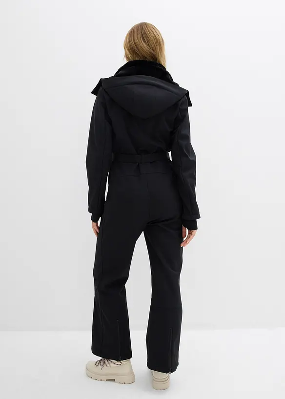 Tuta da sci in softshell idrorepellente, imbottita e calda, bonprix