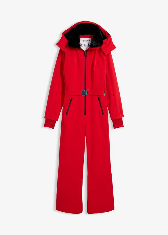 Tuta da sci in softshell idrorepellente, imbottita e calda, bonprix