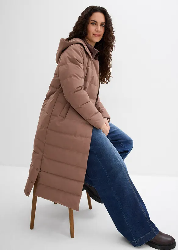 Piumino lungo idrorepellente, bonprix