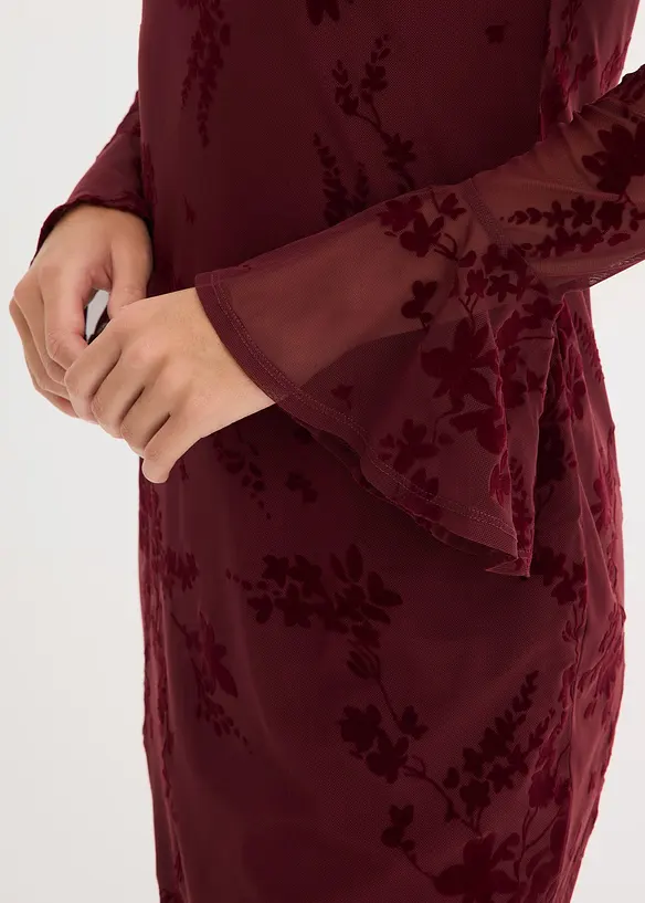 Miniabito con mesh, bonprix